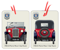 Morris Minor 2 Seat Tourer 1928-33 Air Freshener